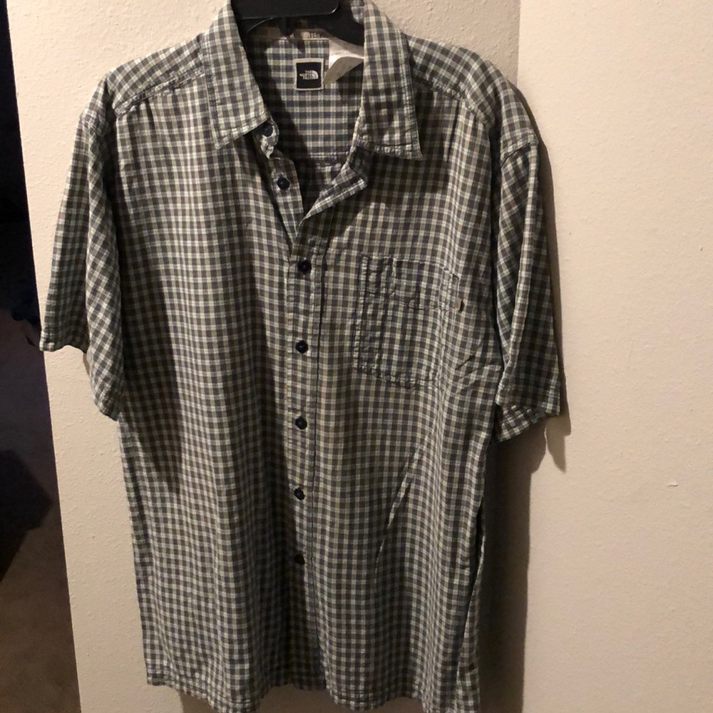 North Face cotton button up